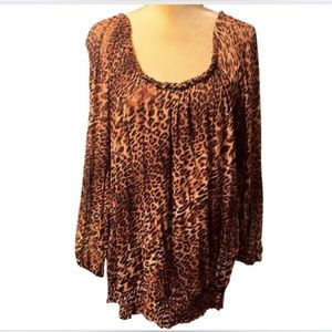 Macys INC cute long sleeve blouse. Size 3X pre worn